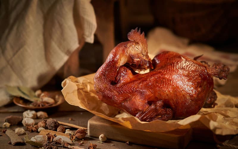 Chinese New Year Food Roast Chicken