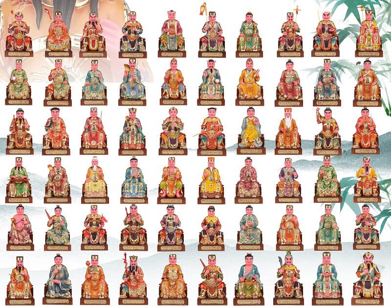 60 Tai Sui Gods 60 Tai Sui Gods