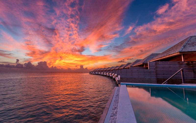 Hurawalhi Island Resort Maldives Sunset