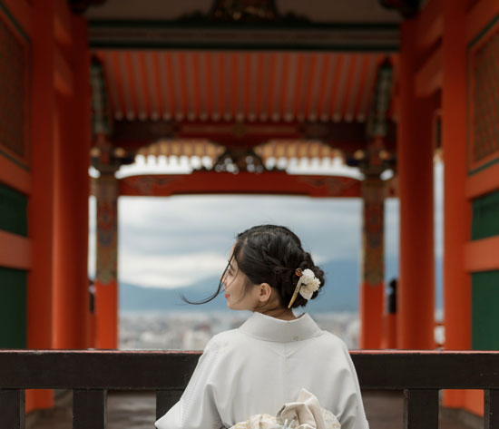 Kiyomizu-dera Temple Kimono Wearing