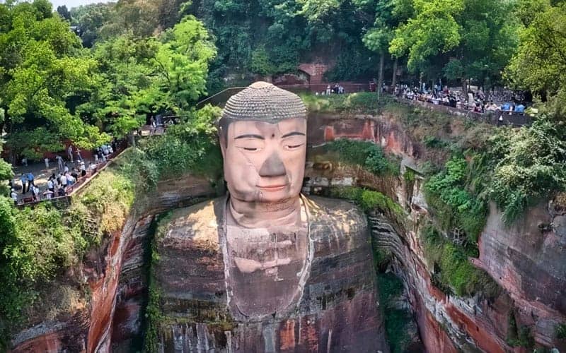 Leshan Giant Buddha in Sichuan Province