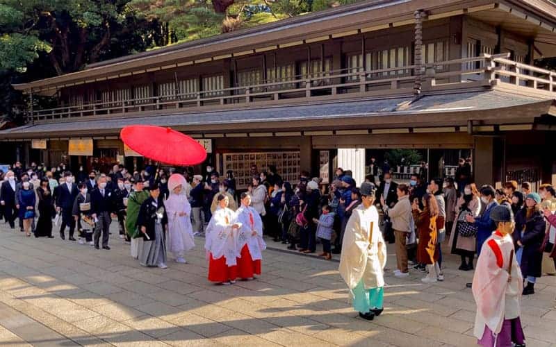 Meiji Shrine Traditional Japanese Wedding