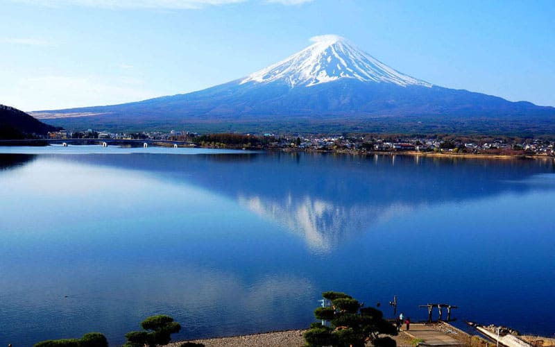 Japan Mount Fuji Lake Kawaguchi