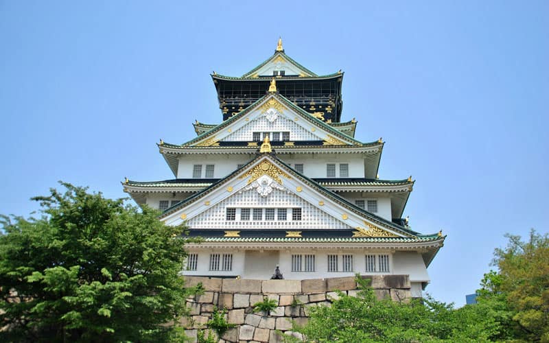 Osaka Castle in Late Spring