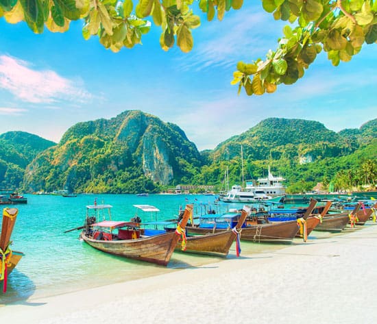 Phuket Island Long-tail Boats