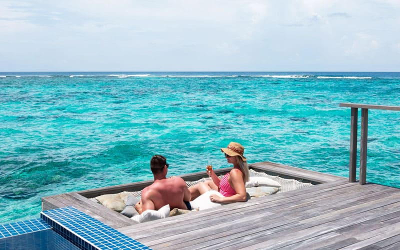 Radisson Blu Maldives Overwater Villa with Lagoon View