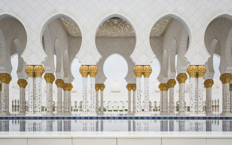 Sheikh Zayed Grand Mosque Columns
