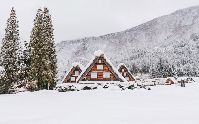 Shirakawa Japan Winter