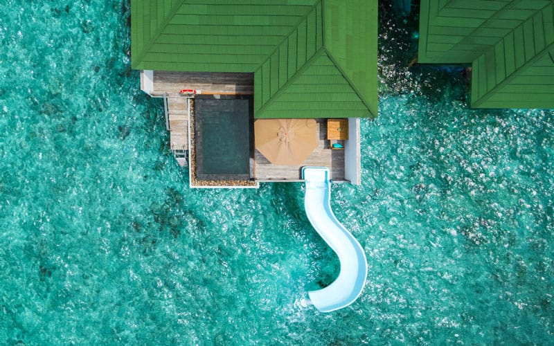 Siyam World Maldives Water Villa with Slide
