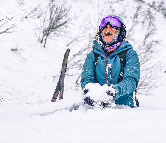 Skiing in Hokkaido